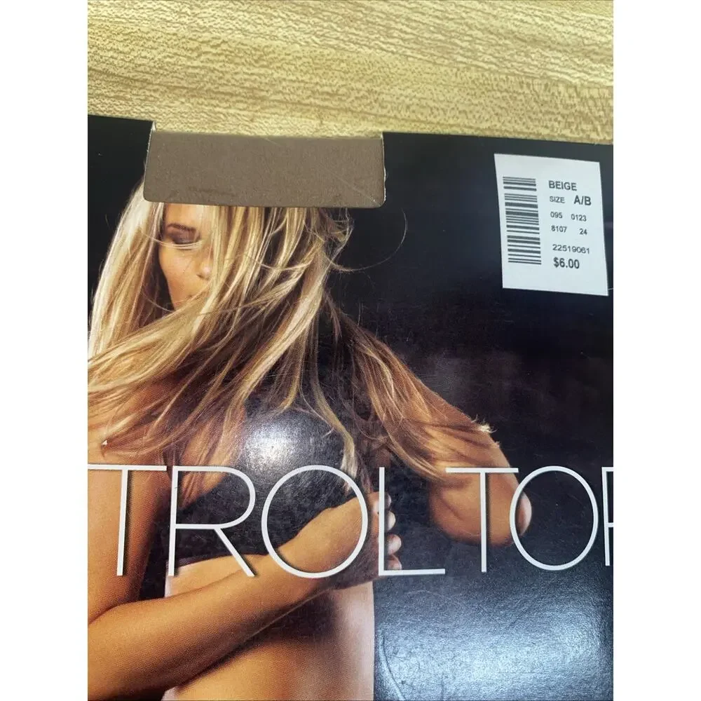 1 Pair New Avenue Body Control Top Pantyhose Beige Nude Size Small A/B